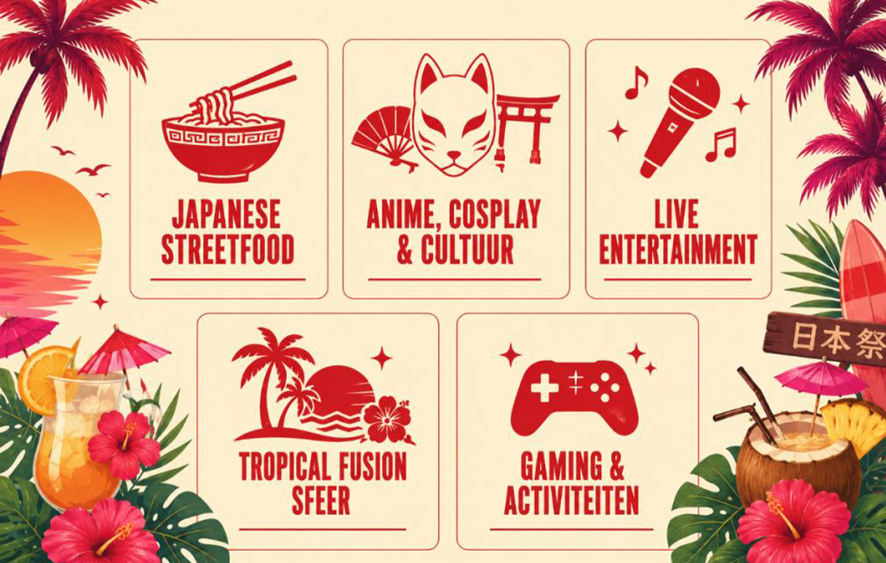 Entreeticket JapanFest - Tropical Fusion in Expo Houten