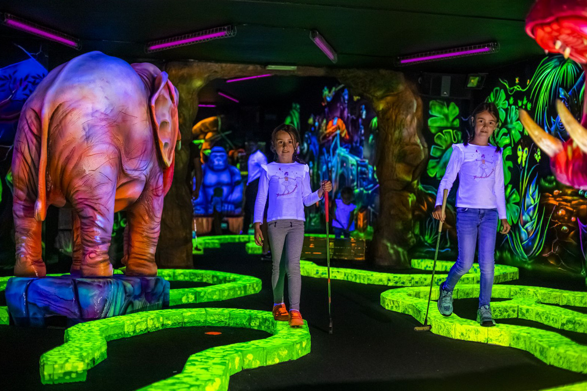Mini-golf au Jungle Goolfy