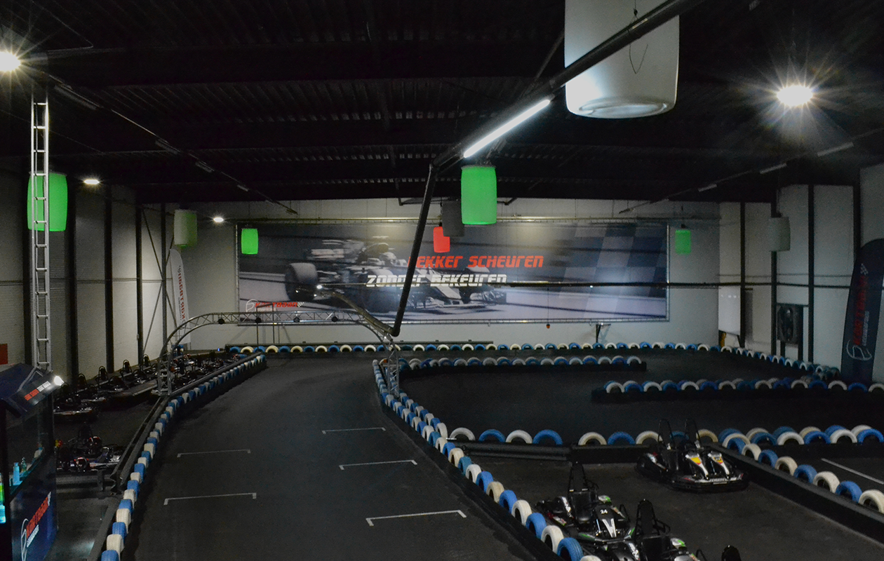 1 of 2 heats karten bij Kartbaan Leeuwarden