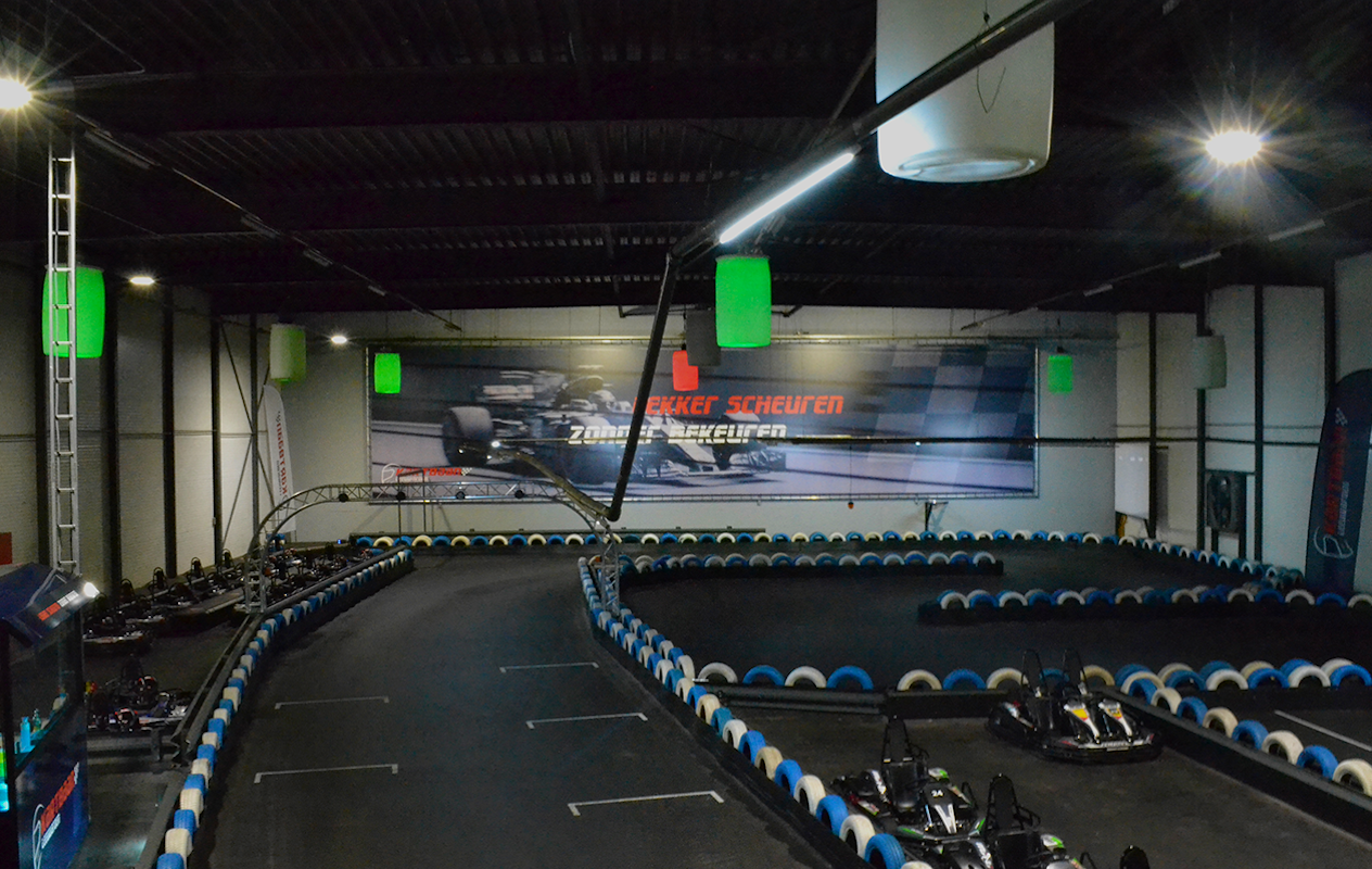 1 of 2 heats karten bij Kartbaan Leeuwarden