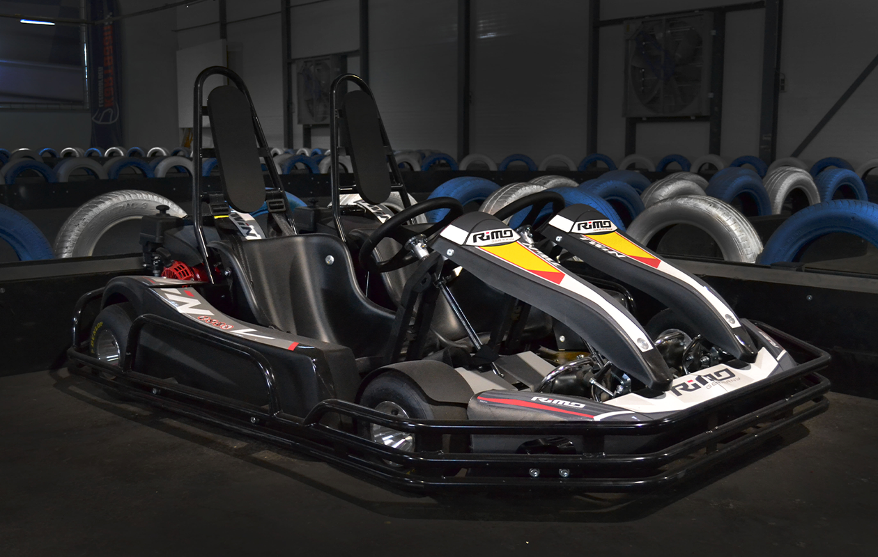 1 of 2 heats karten bij Kartbaan Leeuwarden