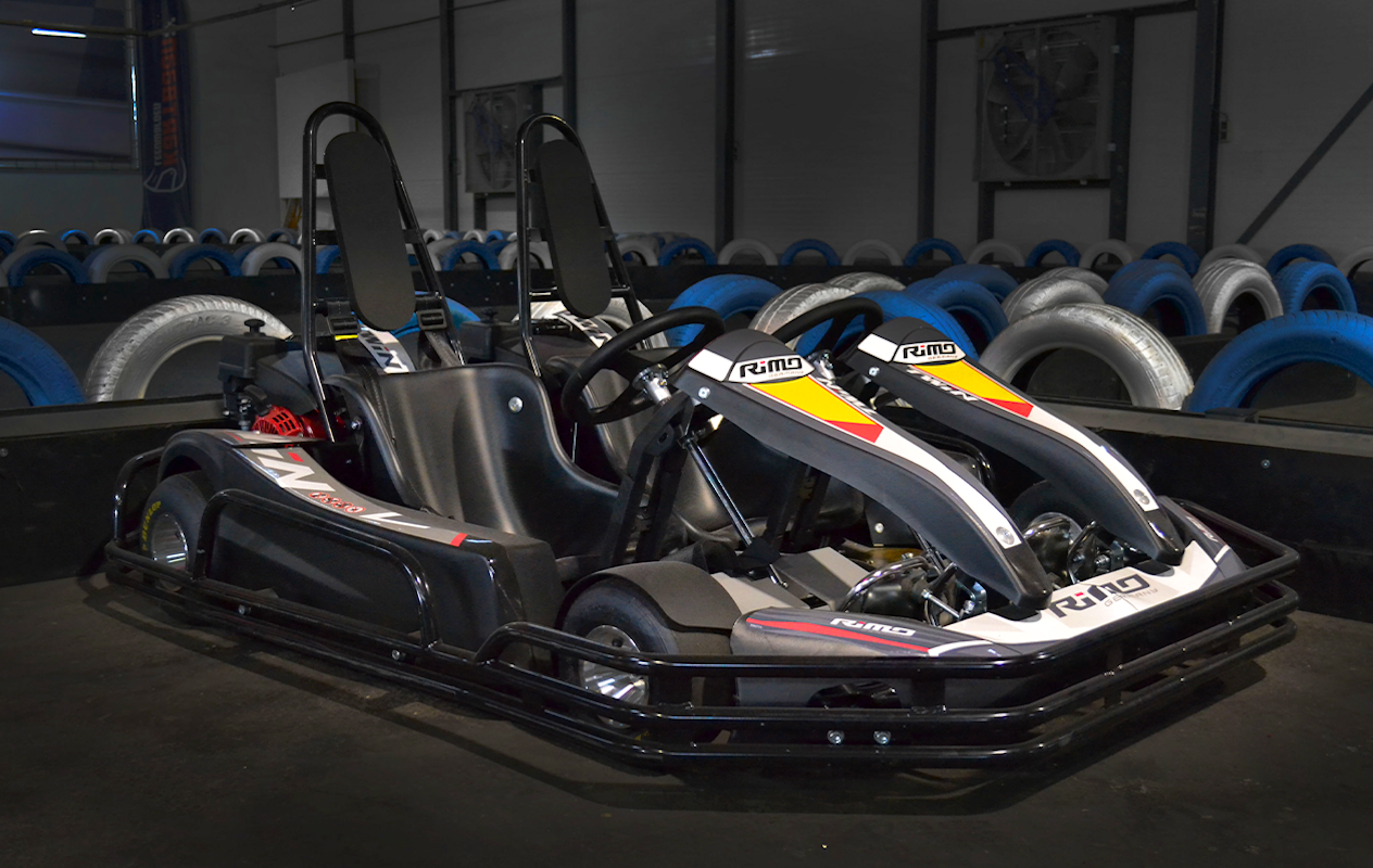 1 of 2 heats karten bij Kartbaan Leeuwarden