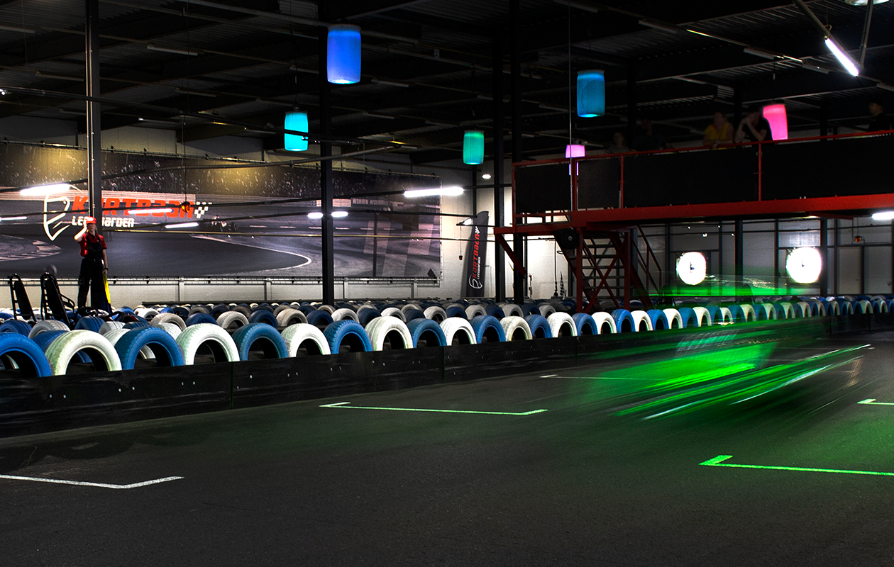 1 of 2 heats karten bij Kartbaan Leeuwarden