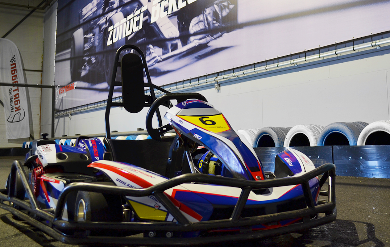 1 of 2 heats karten bij Kartbaan Leeuwarden