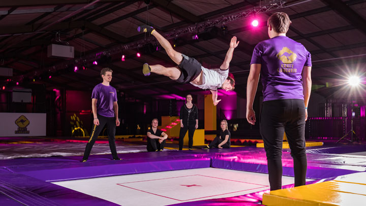 Volop springplezier bij trampolinepark Krazy Kangaroo in Apeldoorn