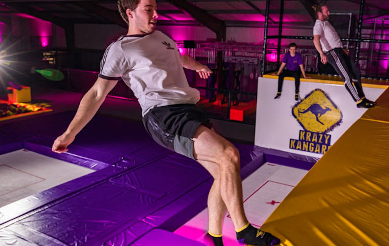 Volop springplezier bij trampolinepark Krazy Kangaroo in Apeldoorn