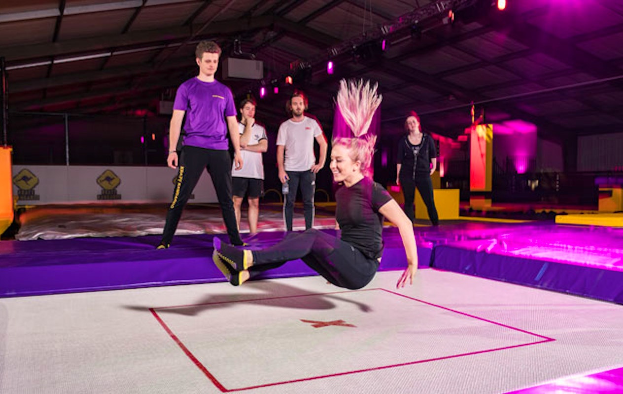 Volop springplezier bij trampolinepark Krazy Kangaroo in Apeldoorn