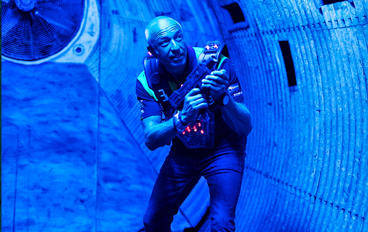 Lasergamen bij Coronel