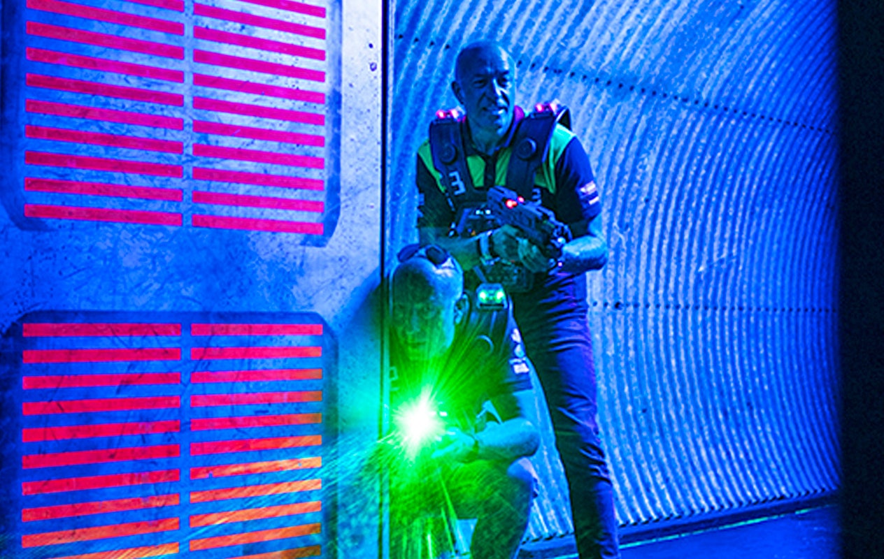 Lasergamen bij Coronel