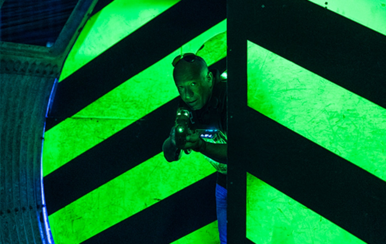 Lasergamen bij Coronel