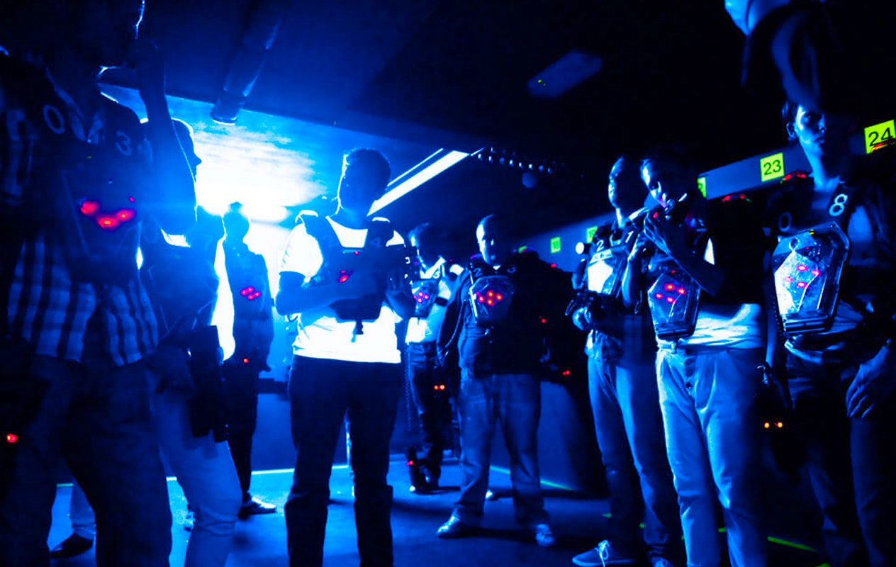 Lasergamen bij Coronel