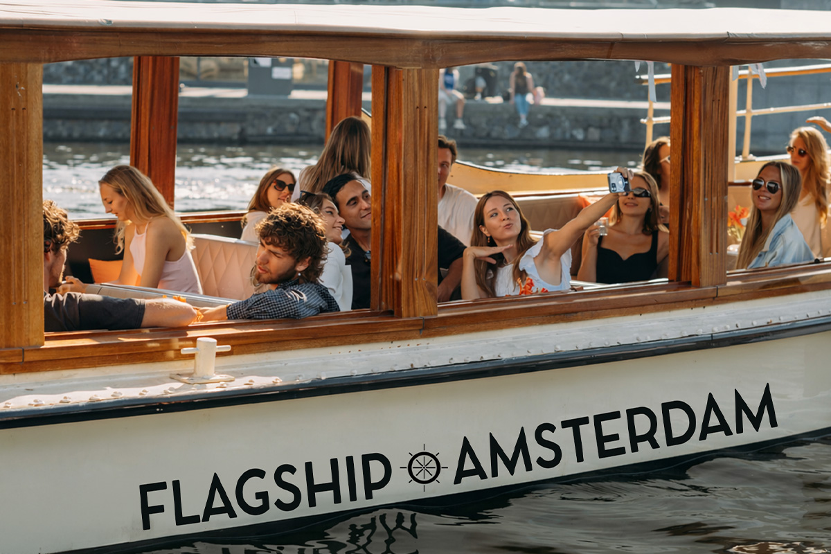 Luxe rondvaart (60 minuten) door Amsterdam
