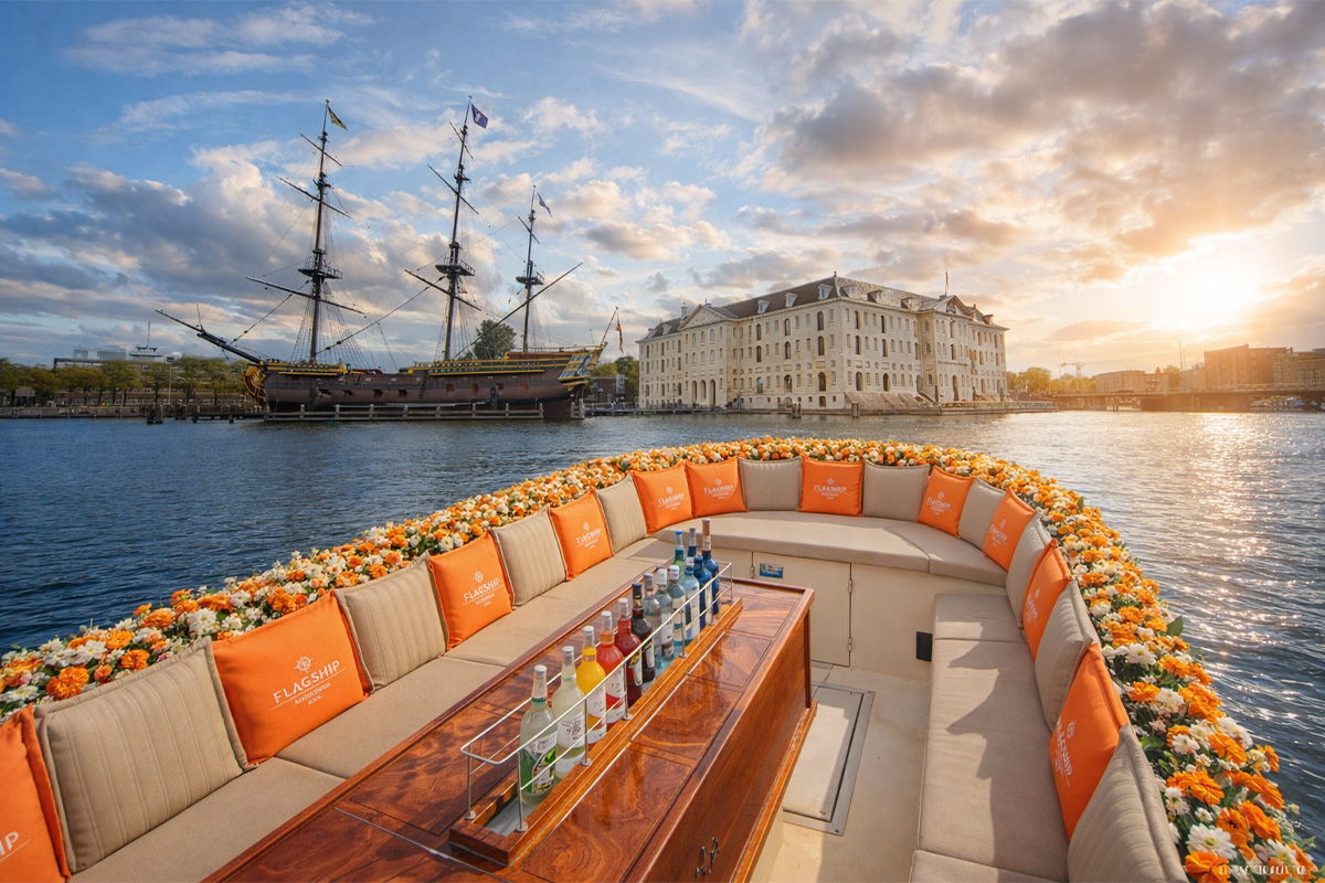 Luxe rondvaart (60 minuten) door Amsterdam