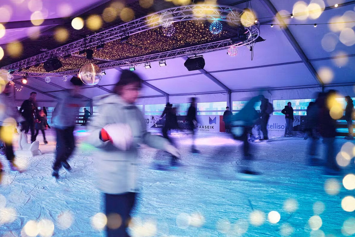 Entreeticket Maaseyck on Ice, inclusief schaatsverhuur