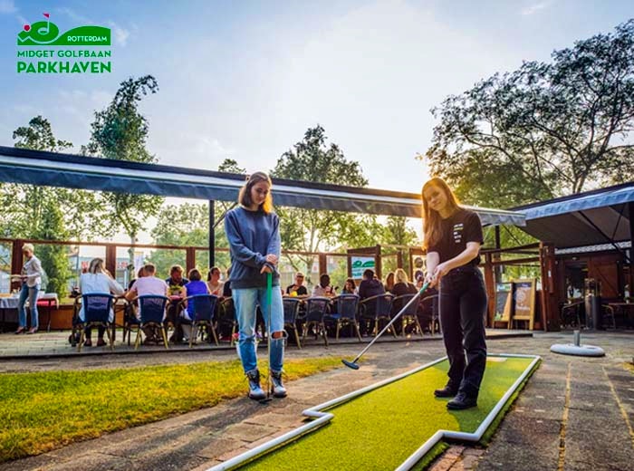 Entreeticket Midgetgolf Parkhaven in Rotterdam