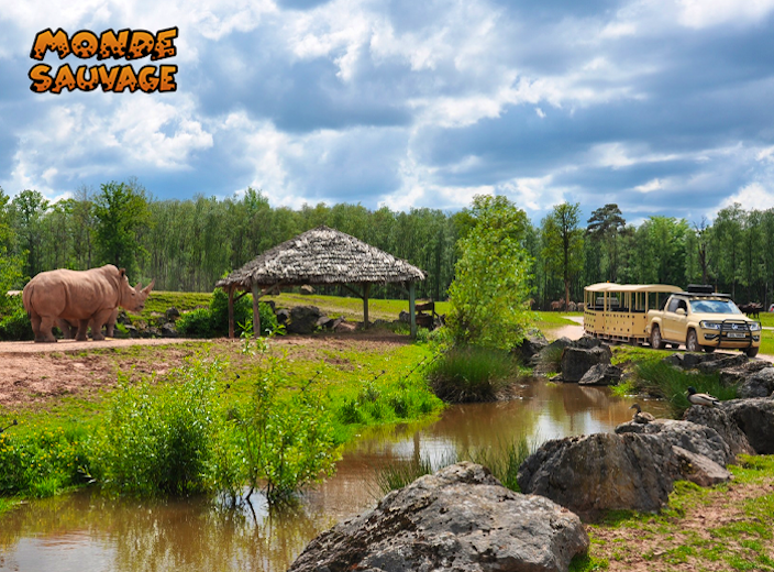 Entreeticket Monde Sauvage Safaripark