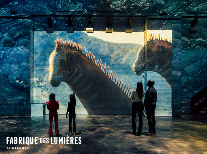 Ticket Prehistoric Planet: Dinosaurs bij Fabrique des Lumières