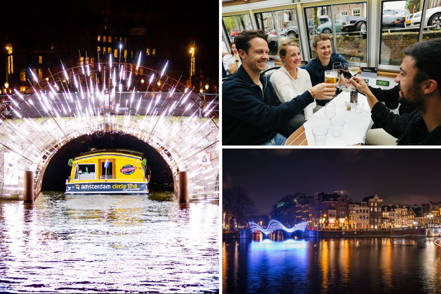 Rondvaart Amsterdam Light Festival incl. drankjes