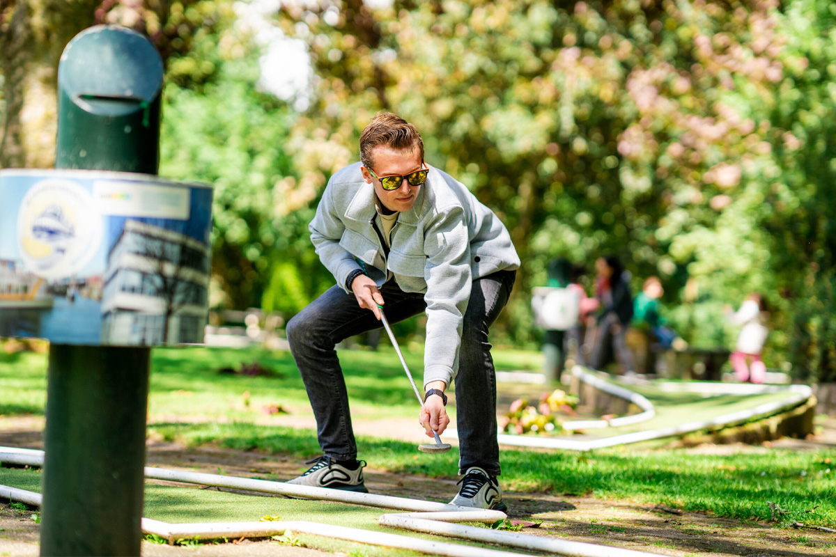 Entreeticket Midget Golfbaan Parkhaven in Rotterdam