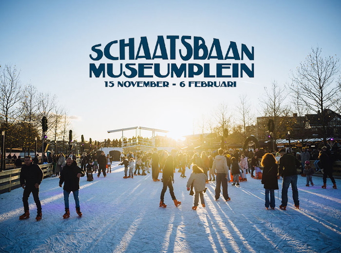 Entreeticket Schaatsbaan Museumplein, incl. schaatshuur
