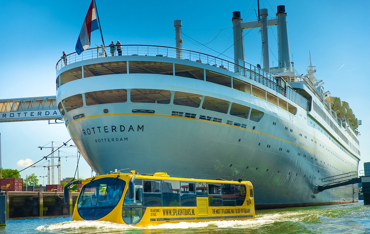 60 minuten durende stadstour Splashtours Rotterdam
