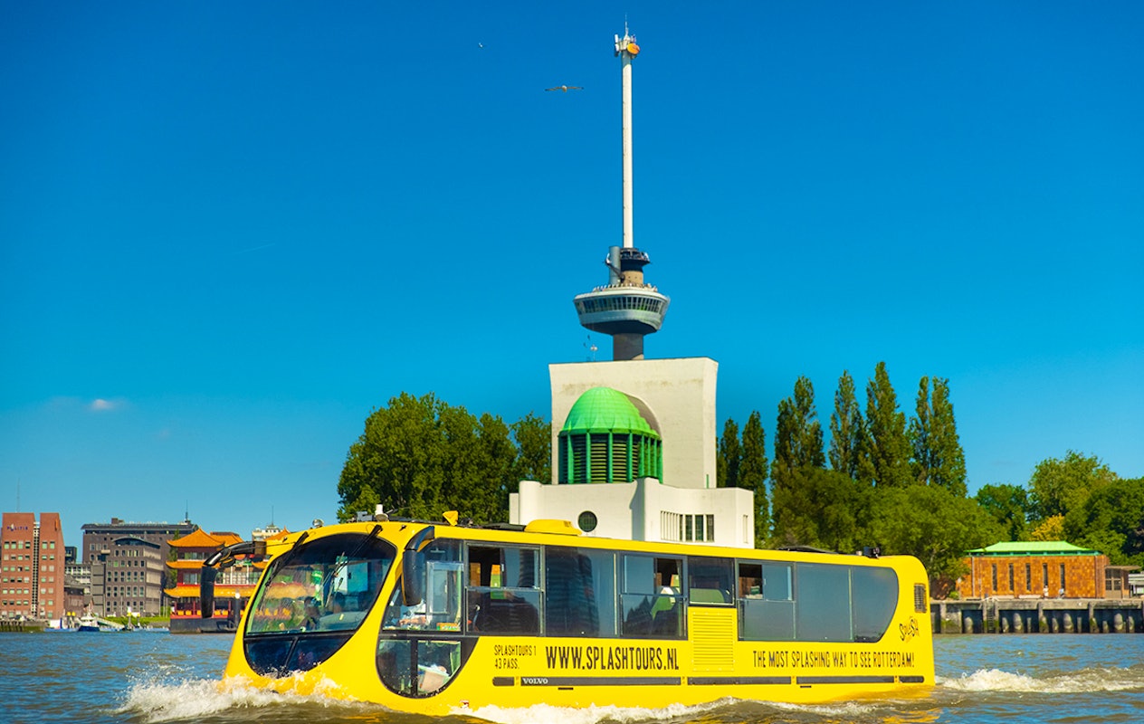 60 minuten durende stadstour Splashtours Rotterdam