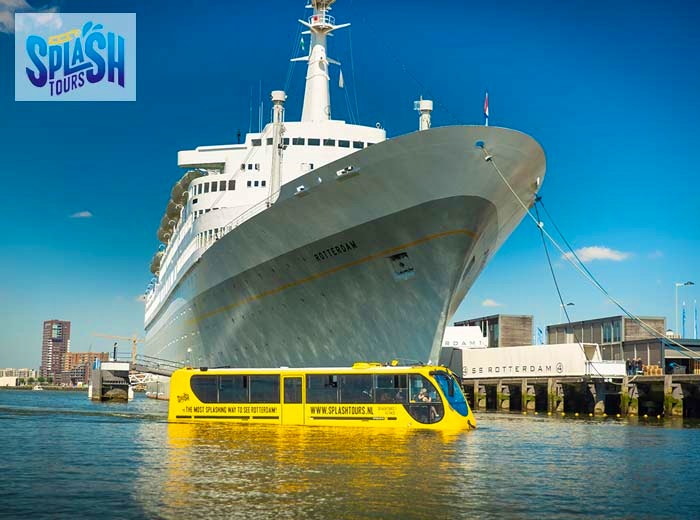 60 minuten durende stadstour Splashtours Rotterdam