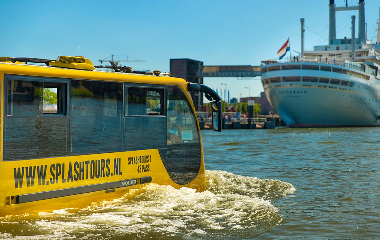 60 minuten durende stadstour Splashtours Rotterdam