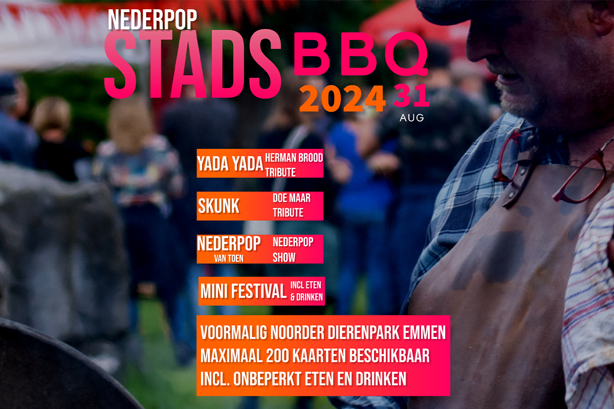 Entreeticket Nederpop BBQ in Emmen