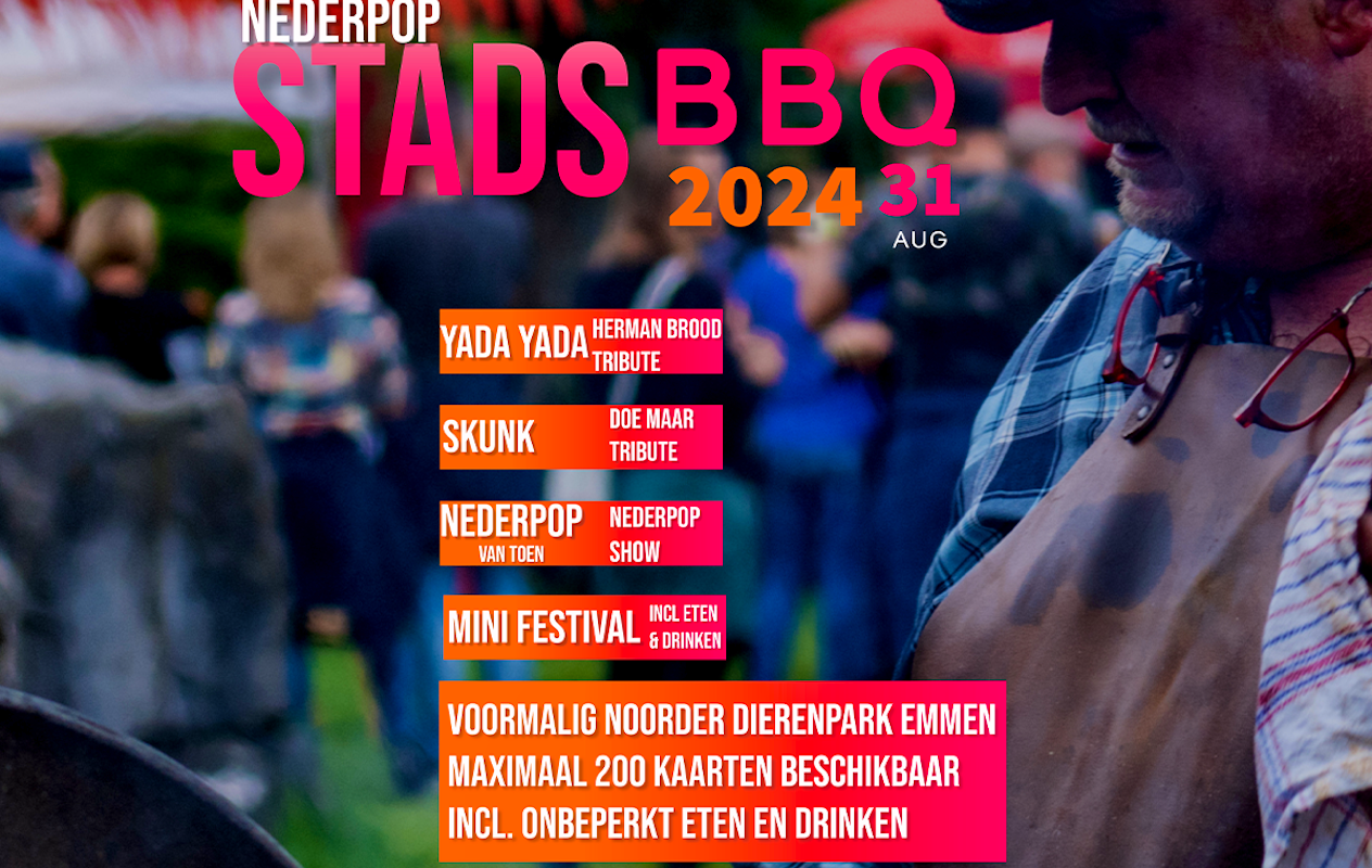Entreeticket Nederpop BBQ in Emmen
