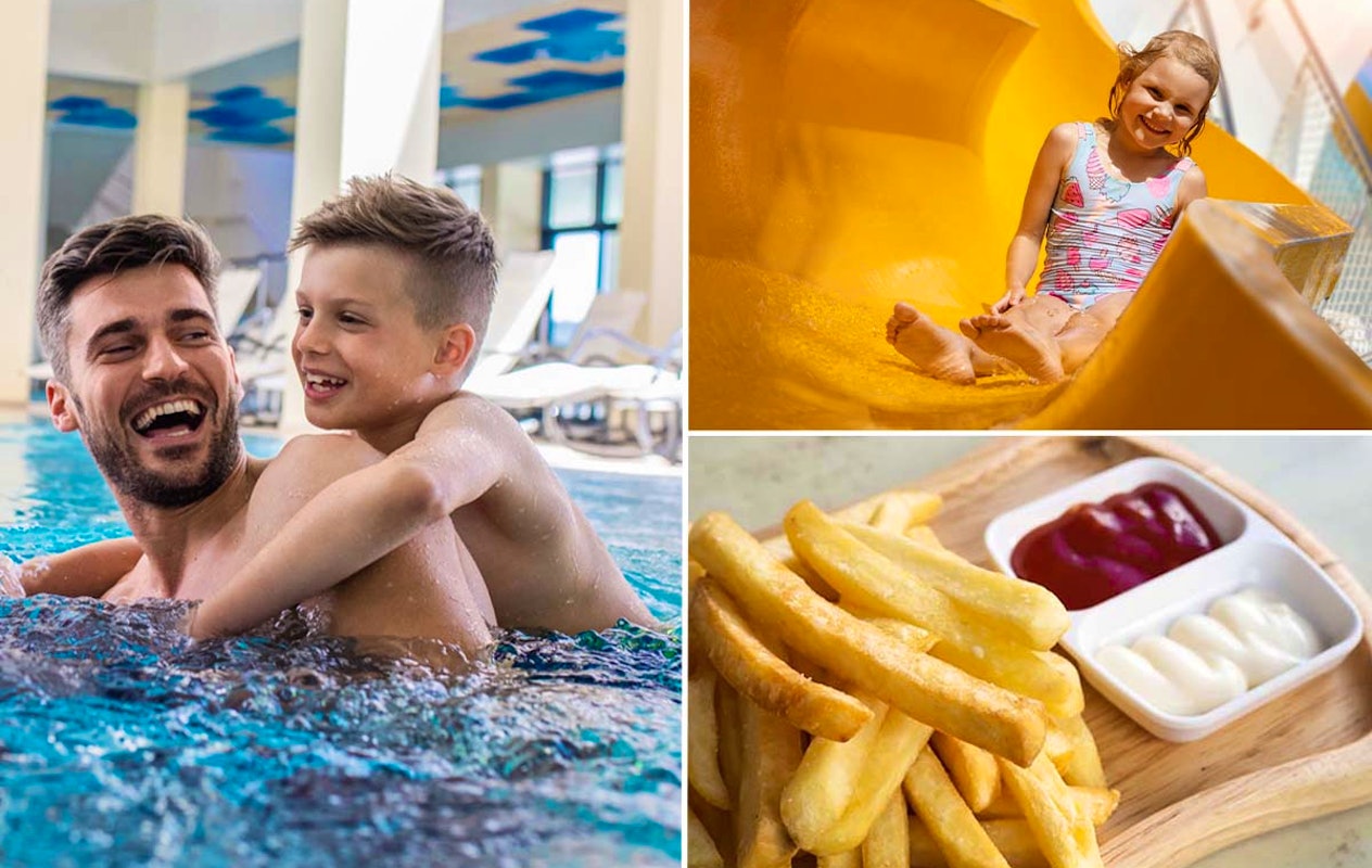 Entreeticket Subtropisch Zwembad Molenduinbad Norg + evt. friet met saus