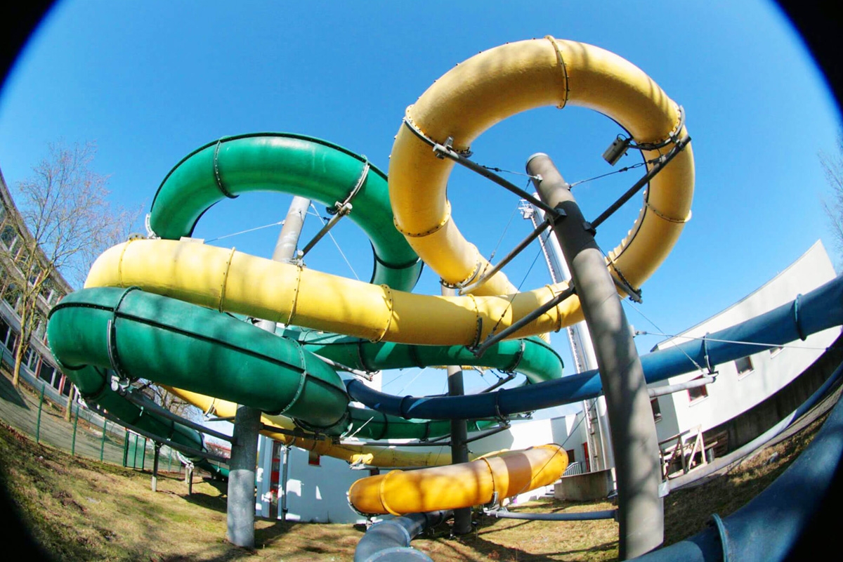 Dagentree tropisch zwembad bij Atlantis Dorsten