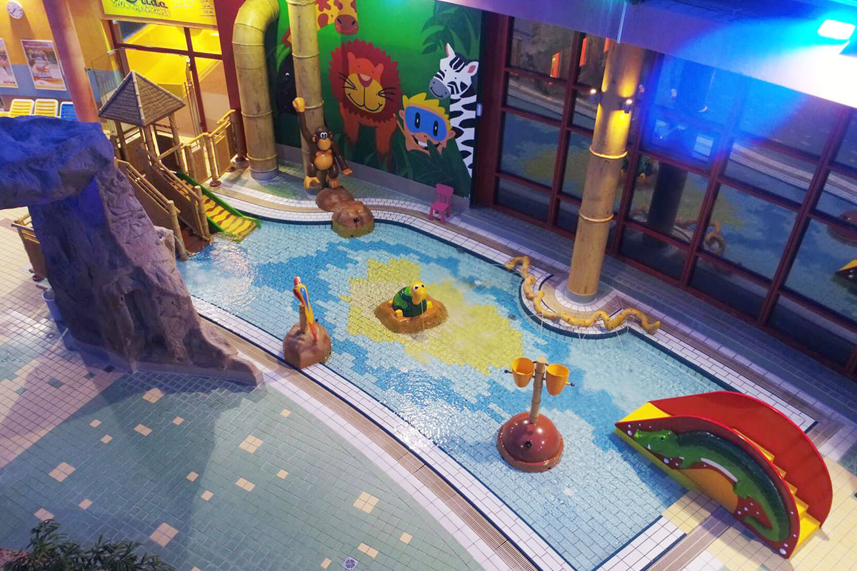 Dagentree tropisch zwembad bij Atlantis Dorsten