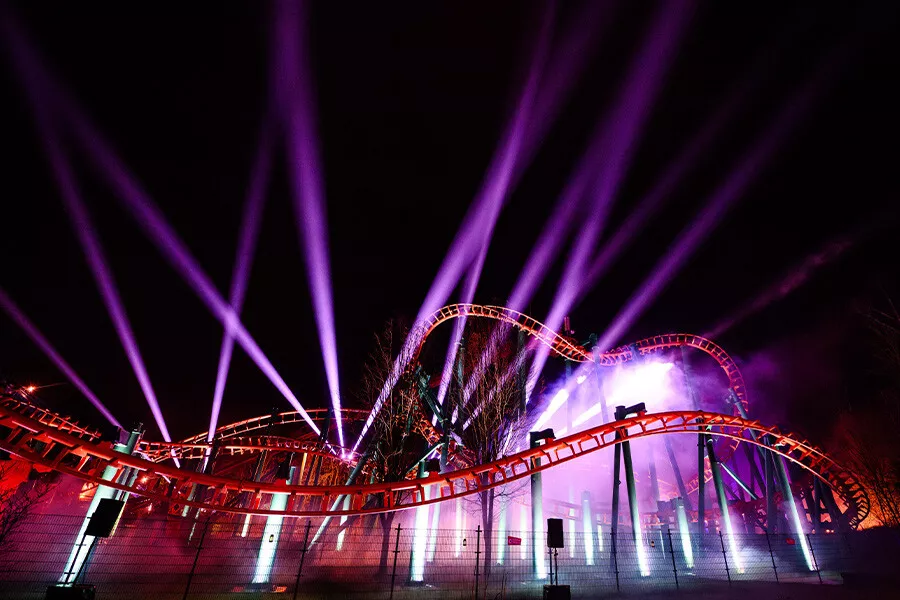 Entreeticket Walibi Bright Nights + overnachting Walibi Village