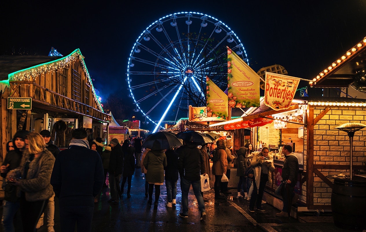Schaatsen, 2 drankjes + entree Grand Carrousel Winterland Hasselt