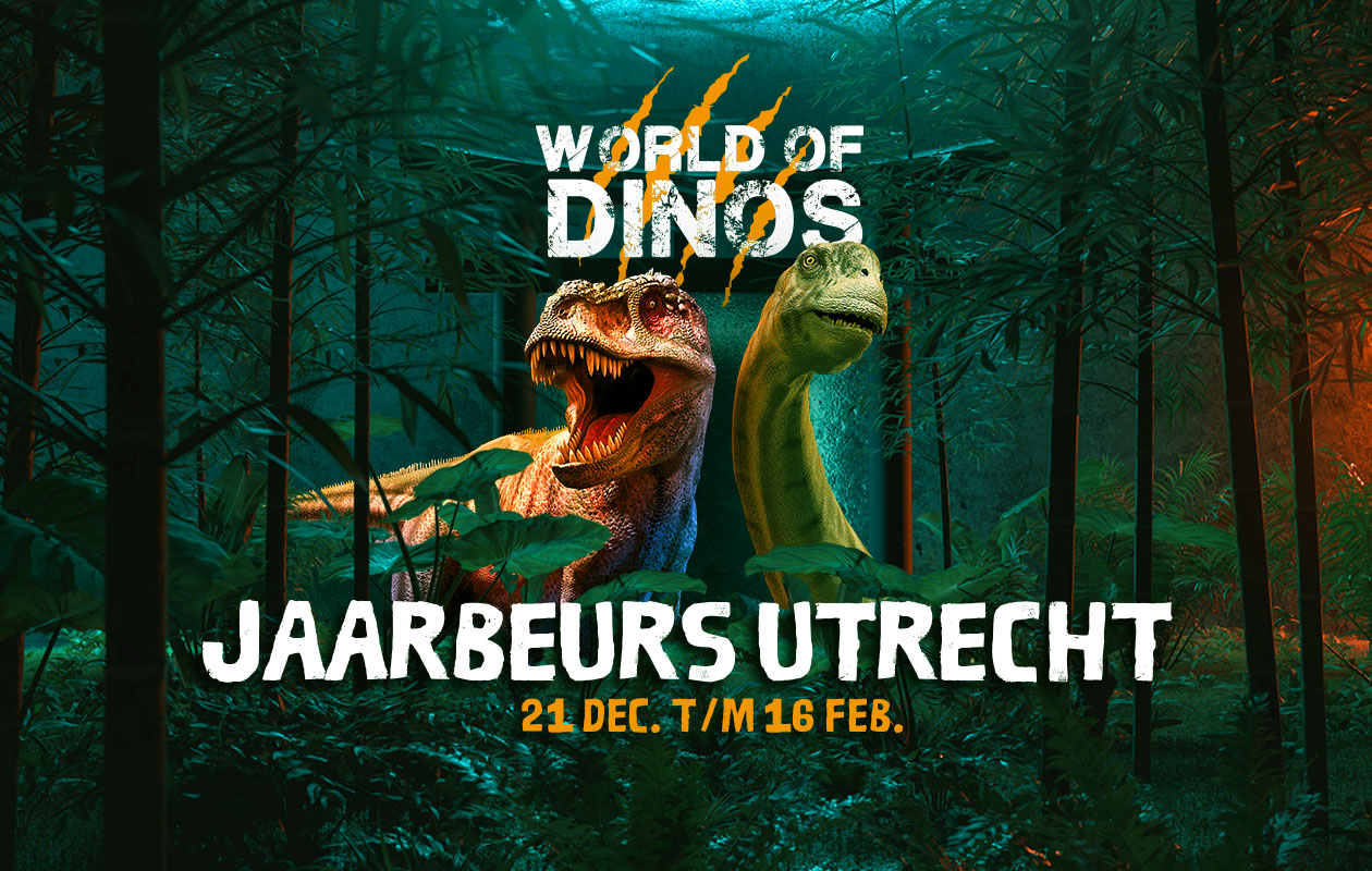 Entreeticket World of Dinos in Jaarbeurs Utrecht