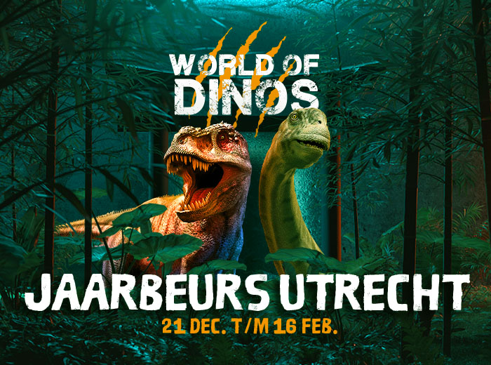 Entreeticket World of Dinos in Jaarbeurs Utrecht