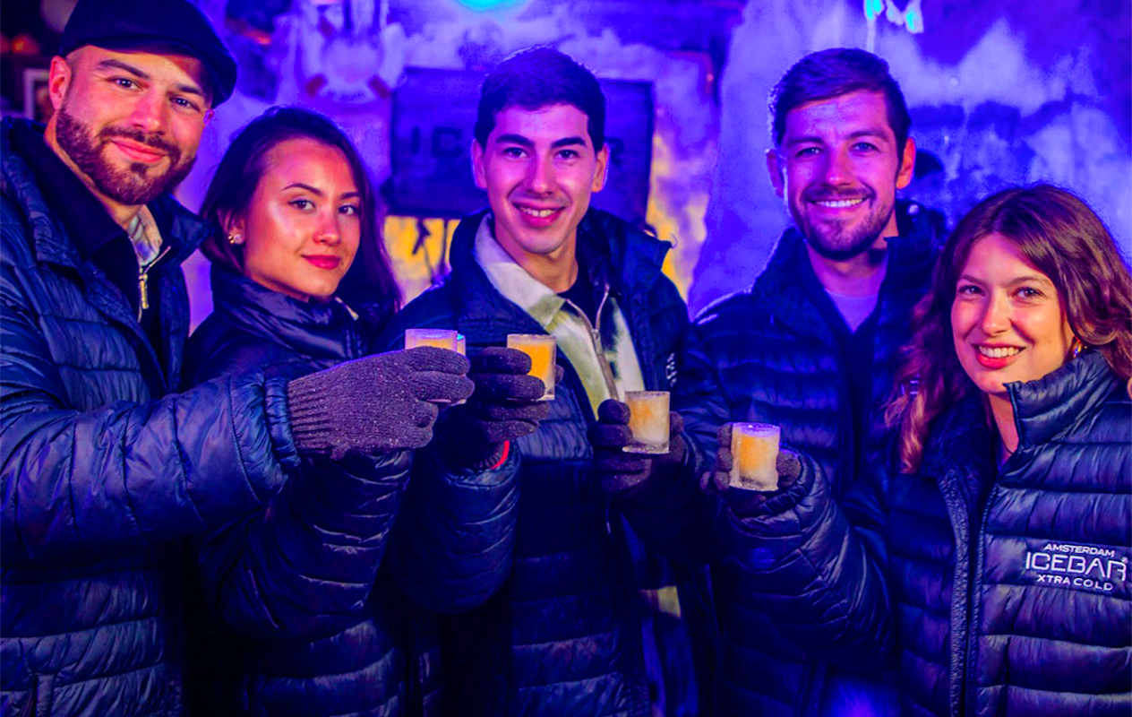Entreeticket Amsterdam Icebar, inclusief 3 drankjes