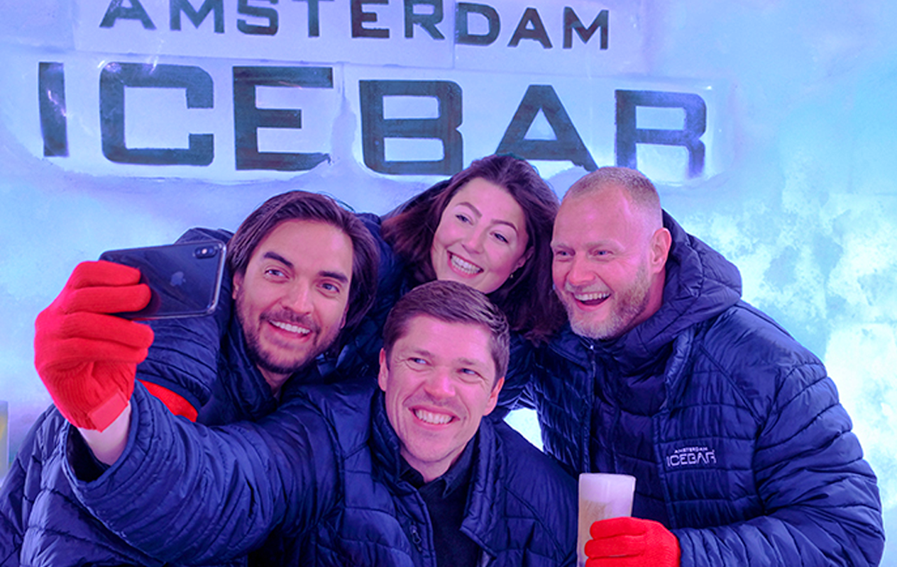 Entreeticket Amsterdam Icebar, inclusief 3 drankjes