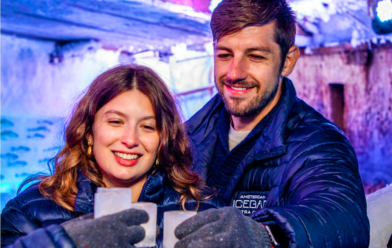 Entreeticket Amsterdam Icebar, inclusief 3 drankjes