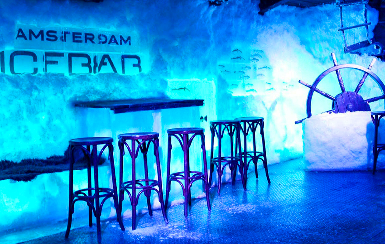 Entreeticket Amsterdam Icebar, inclusief 3 drankjes