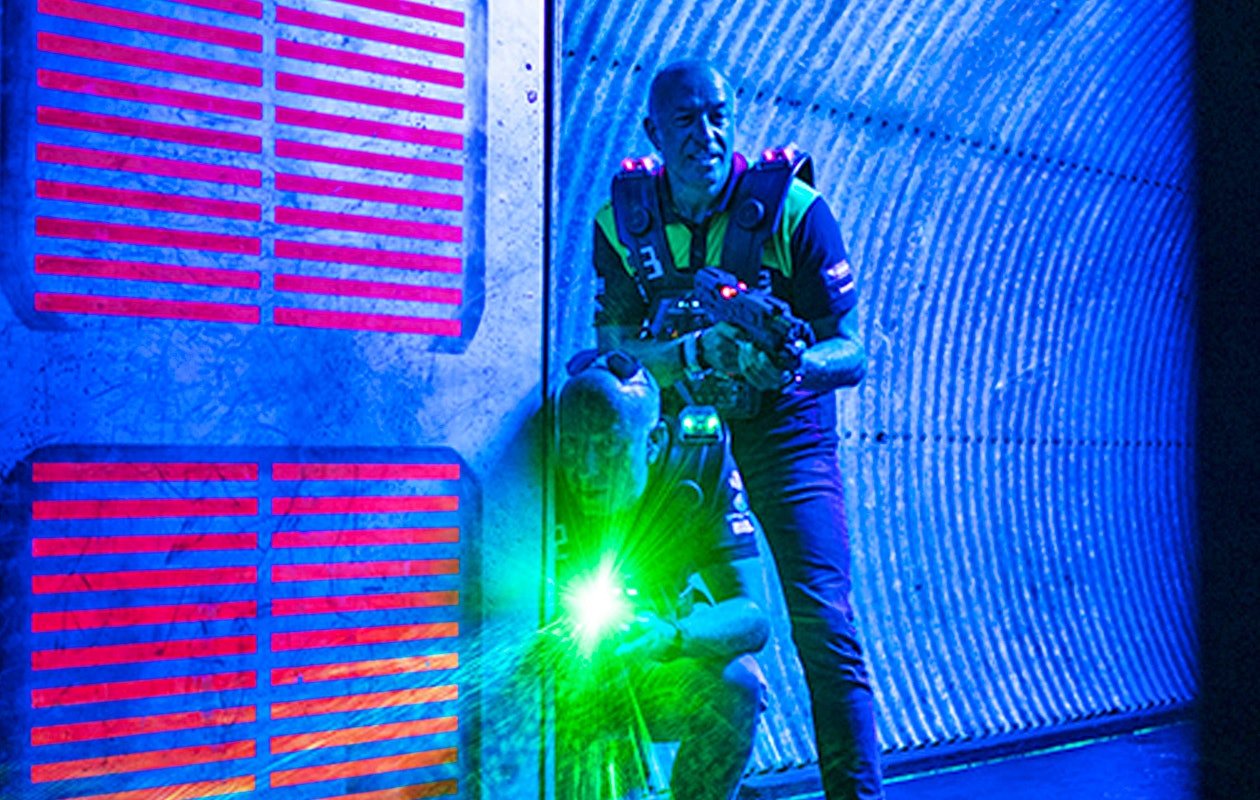 Lasergamen bij Coronel (1 of 2 spellen)