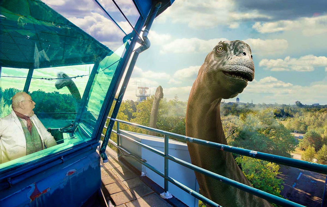 Entreeticket Dino Fabriek op Vliegveld Twente