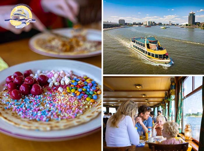 Rondvaart + onbeperkt pannenkoeken Pannenkoekenboot