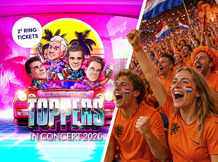 2e ring ticket Toppers in Concert 2026: 'THE SUMMER IS MAGIC' - 20 juni