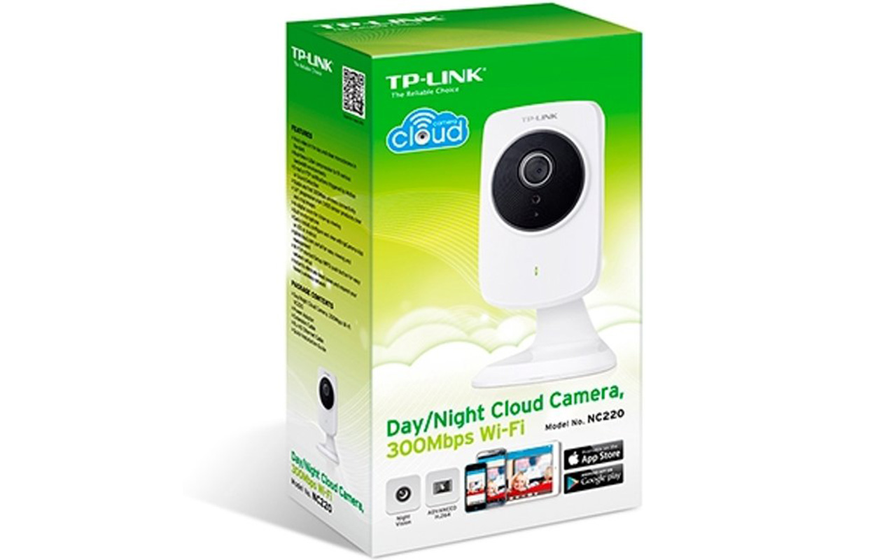 Dag en nacht zicht met de TP-Link cloud NC220 camera