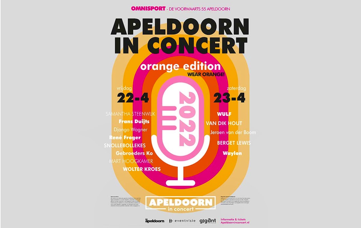 Tribuneticket Apeldoorn in Concert