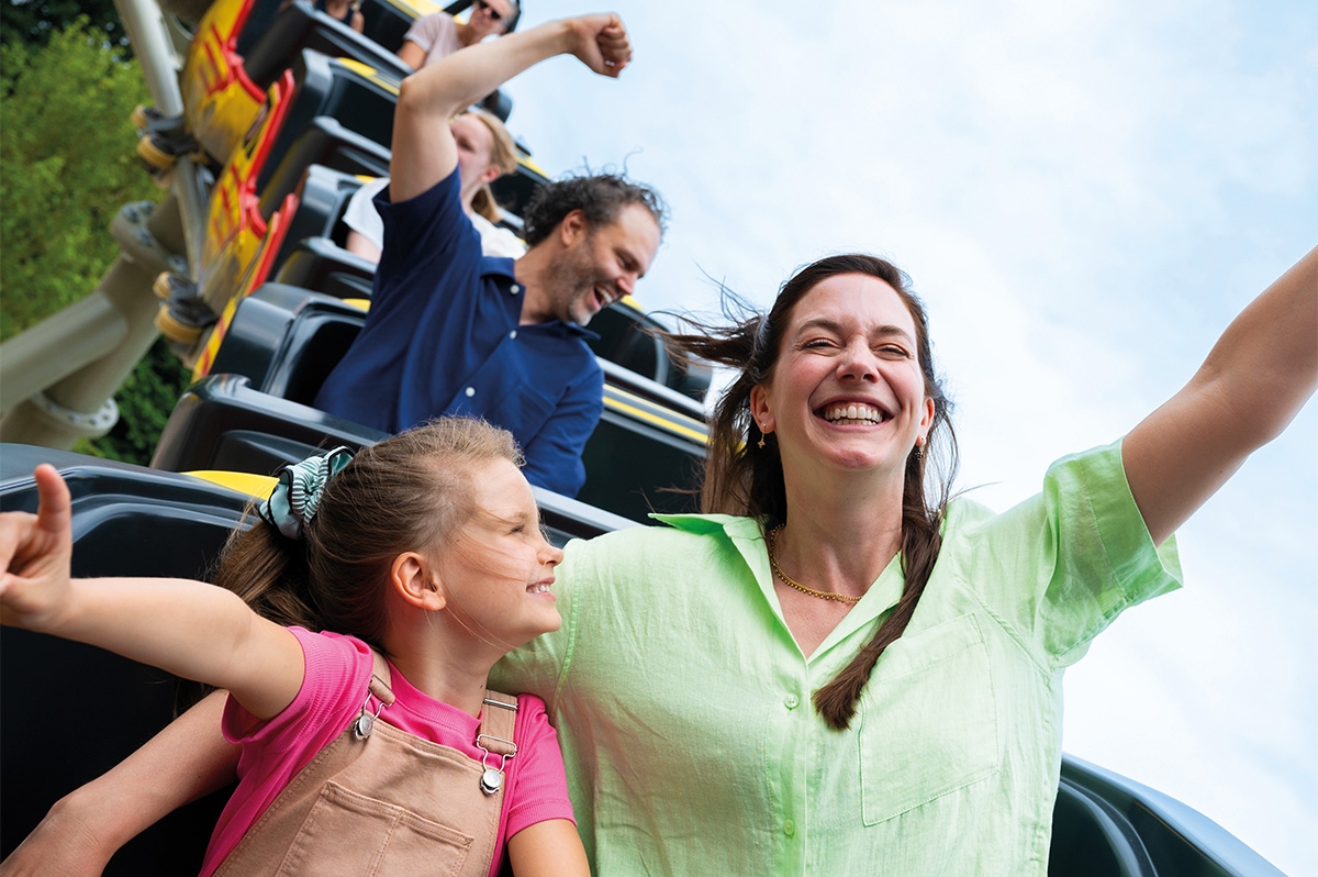 Verblijf in een 4- of 8-persoons bungalow in Walibi Village