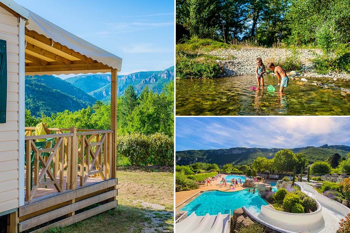 Verblijf op 5‑sterren camping RCN Val de Cantobre in Frankrijk