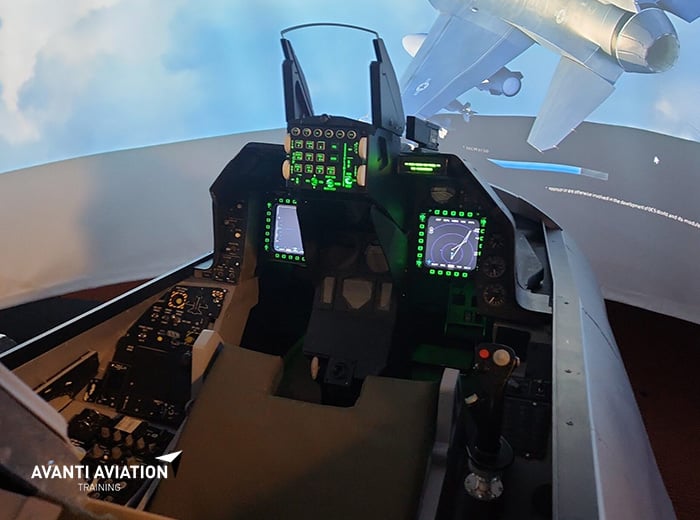 Vliegarrangement in de F 16 Flight Simulator (30 of 45 min.)